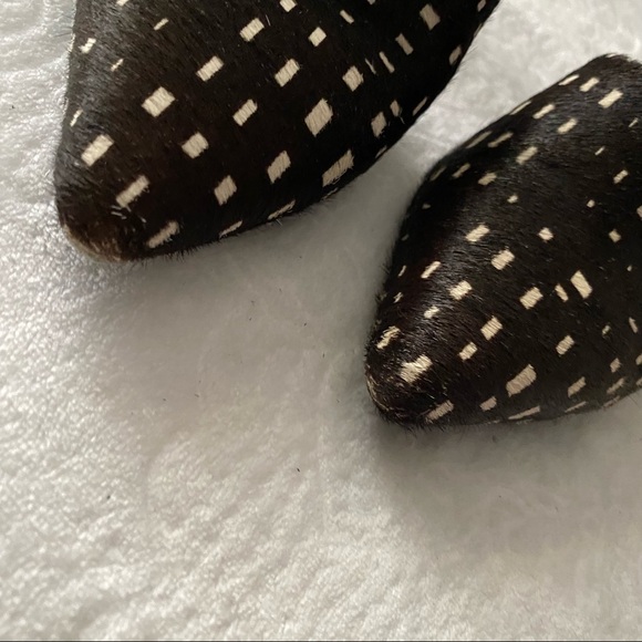 Joes Jeans Calf Hair D’orsay Pointed Toe Heels - Picture 11 of 14